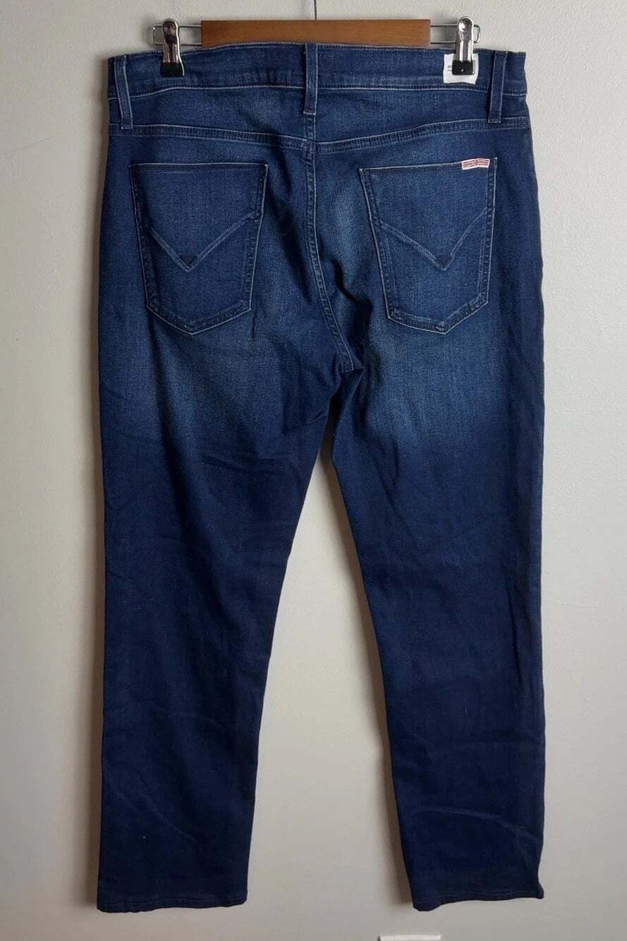 Hudson Jeans Byron Straight Leg Denim Pants Dark Wash Size 34 Men’s - Picture 2 of 6